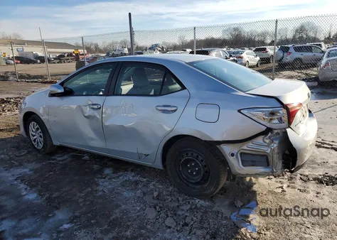 2017 Toyota Corolla L из США, поврежденный, VIN 2T1BURHE3HC848036